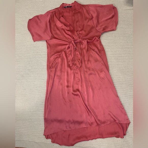 Zara coral pink dress - Picture 3 of 12